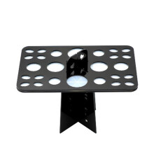 Unleash Your Creativity: Portable Acrylic Makeup Brush Stand, A Stable And Durable Solution For Makeup Artists, Offering Huge Space For A Wide Range
