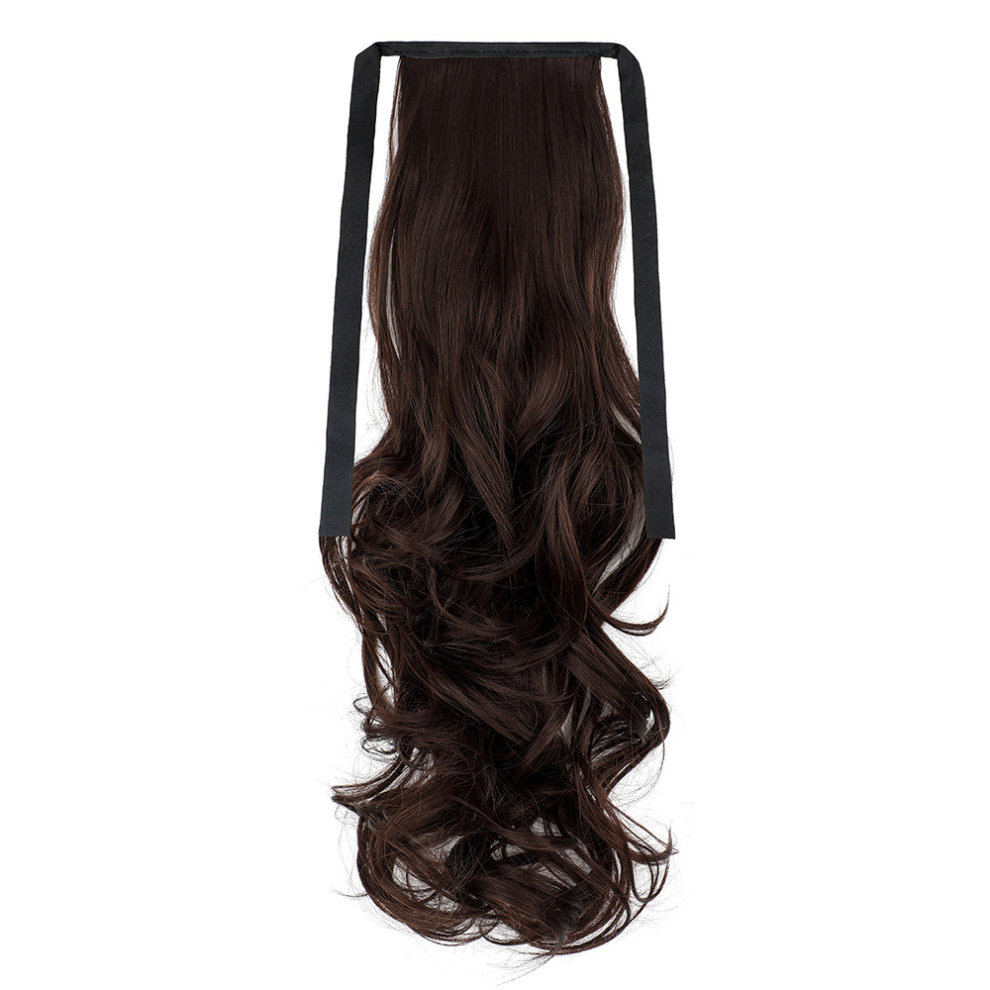 Unisex Instant Hairstyle Upgrade, Long Curly Ponytail Extension For Women, Stylish Synthetic Hairpiece With Comfortable Claw Clip For Halloween Parties