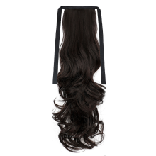 Mejora instantánea de tu peinado, extensión de coleta larga y rizada para mujer, elegante postizo sintético con cómoda pinza para fiestas de