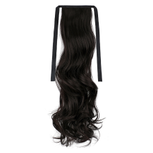 Mejora instantánea de tu peinado, extensión de coleta larga y rizada para mujer, elegante postizo sintético con cómoda pinza para fiestas de