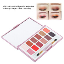 High Pigment Waterproof Eye Shadow Palette Matte Glitter Shimmer Shades Multicolor Eyeshadow Makeup Kit, Soft and Delicate Texture Easy to Apply and