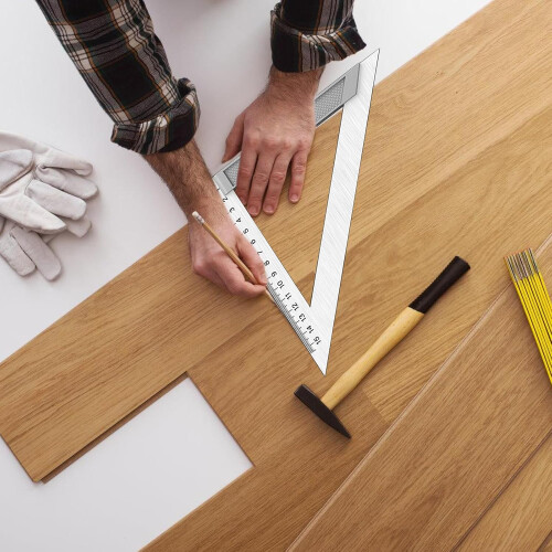 150mm Portable Stainless Steel Triangles Ruler With Clear Scale For Engineering And Architecture Classroom Student Use 2