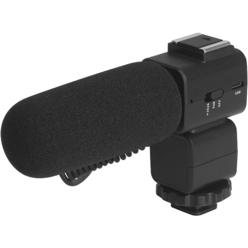 Mini video microphone, portable interview microphone, condenser microphone for phone, DSLR camera microphone 2
