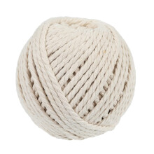 50m Cotton Rope 1mm, 2mm, 3mm, 4mm, and 5mm Diameter 20 Colors 4mm Natural