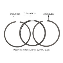 Engine Piston Ring Combo for AirCooled Diesel Generator 192F 92mm Durable
