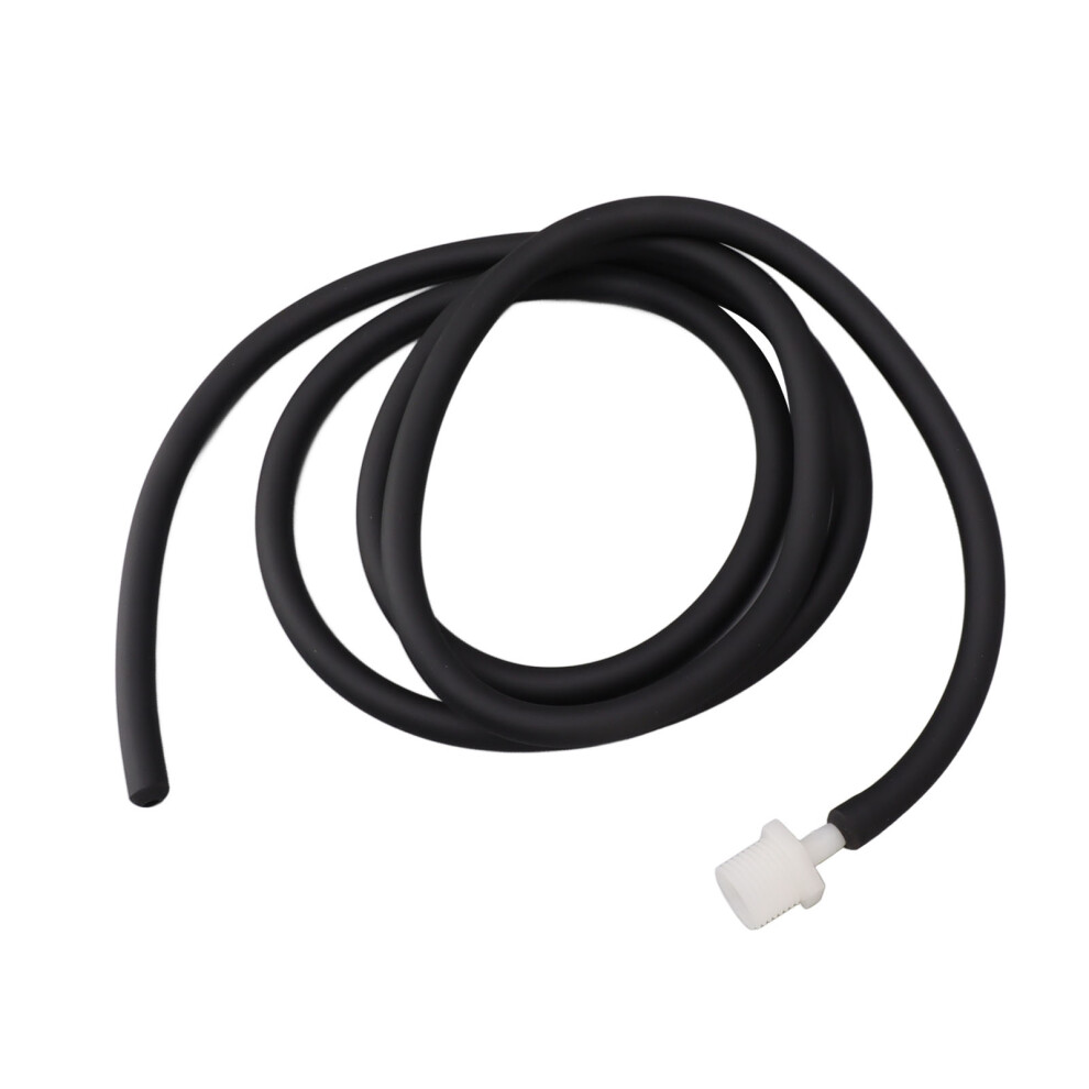 Portable Reusable Silicone Enema Kit For Anal & Vaginal Cleaning, Black, 200Cm 7641379155194