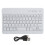 HB028 7in White Bluetooth Mini Keyboard 59 Keys for Tablet Computer Accessories 3