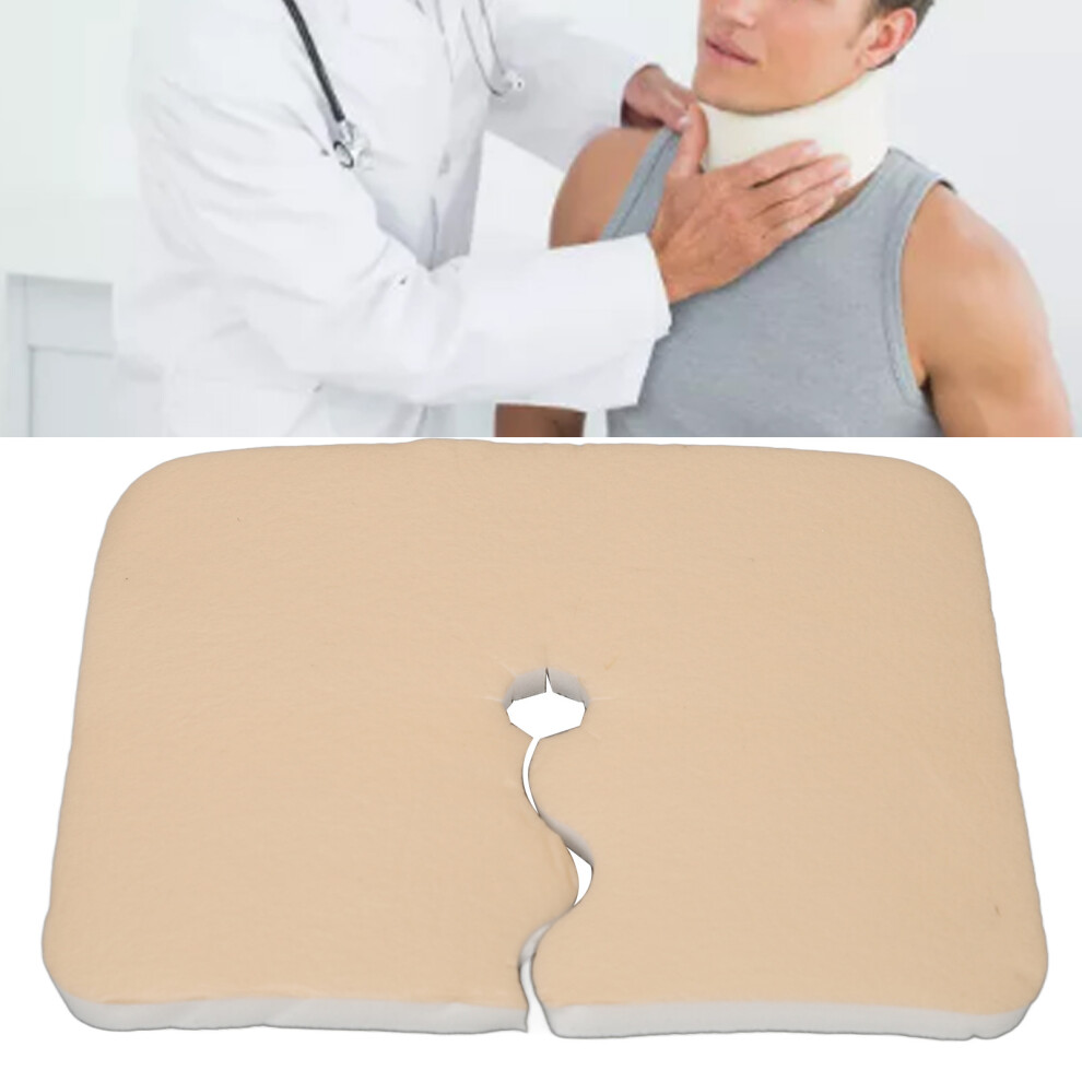 Soft PVC Tracheostomy Fixation Pad for Neck Surgery, Serrated Opening