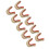 10pcs Brass Nocking Buckle Clip for Archery Bowstring, 3mm, 16g 1