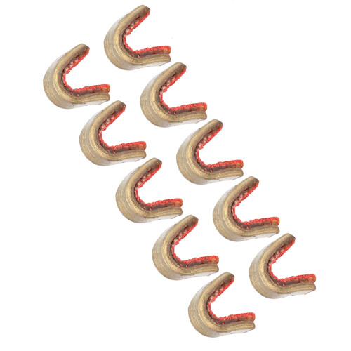10pcs Brass Nocking Buckle Clip for Archery Bowstring, 3mm, 16g