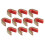 10pcs Brass Nocking Buckle Clip for Archery Bowstring, 3mm, 16g 7