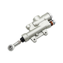 Motorcycle Rear Brake Master Cylinder Pump for KTM 50SXF 450XCF 450XCW CE Silver Aluminum Alloy