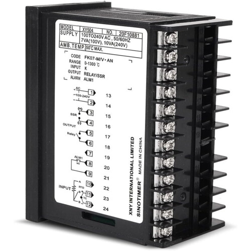 Dual Display PID Temperature Controller with Auto Tuning and Multiple Sensor Compatibility 2