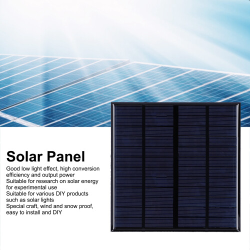 3W DC12V Solar Panel Cell Board 145x145mm for DIY Electronic Projects 2