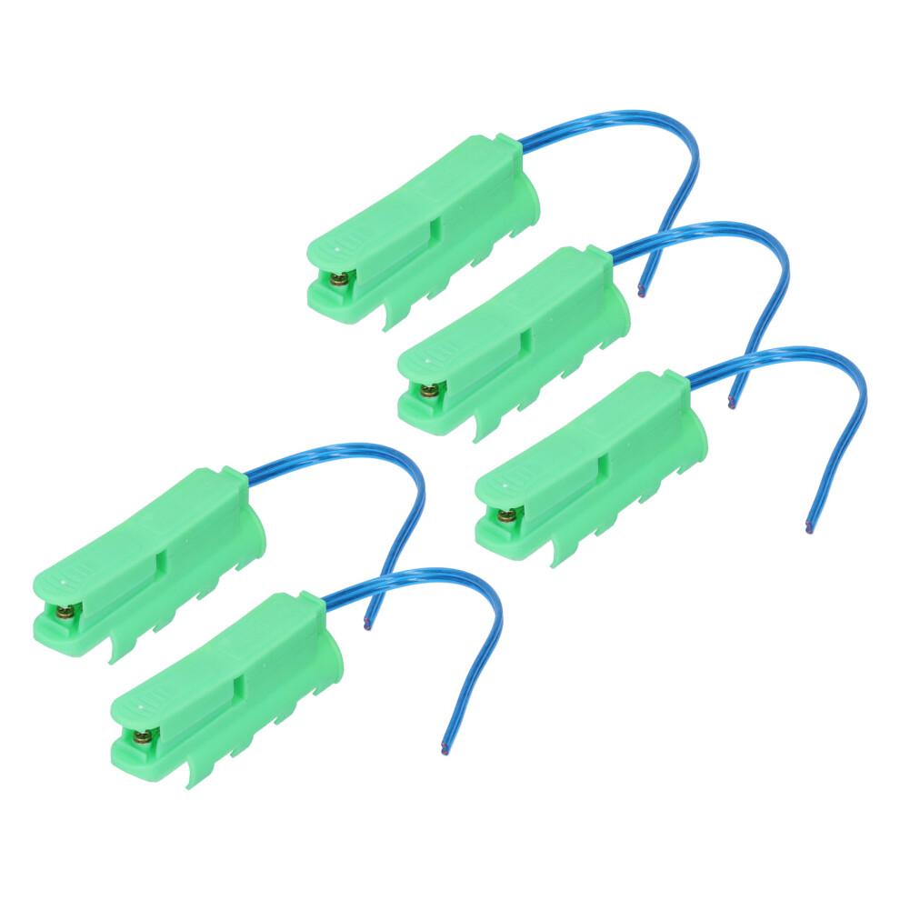 5Pcs Tig Welding Gun Switch With Line, Green, Abs Material, Industrial 8731379159953