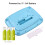 Toddler Learning Tablet with LED Screen, 8 Modes, Blue, 23.518.23.2cm 13