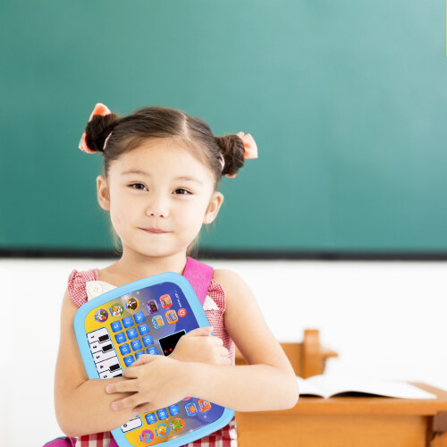 Toddler Learning Tablet with LED Screen, 8 Modes, Blue, 23.518.23.2cm 1
