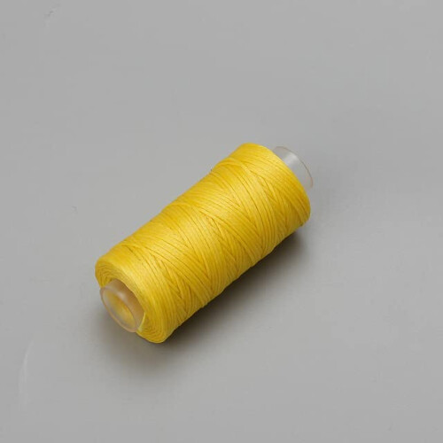 50m DIY Hand Stitched Leather Thread Leather Hand Woven Colored Polyester Flat Rope