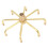 Brass Windmill Rotating Fountain Nozzle, 8 Holes, 2.5-3.0m Coverage 5