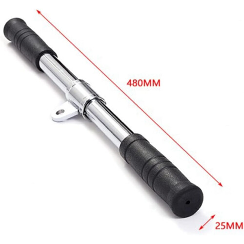 Rotating PullUp Bar for Cable Machines, Rowing Exercises, Biceps Workouts, Home Gym Equipment 1
