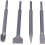Hammer Drill Chisel Bit 4Piece 250mm Masonry Chisel Set Portable for Prying and Tile Removal 2