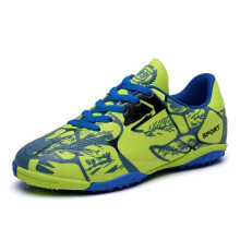 (Green TF, 33) New Men Kids Soccer Shoes Cleats Ultralight Non-Slip Grass Adult Professional Football Boots Boys Training Shoes