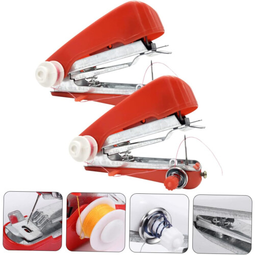 Mini Sewing Machine Handheld with Ergonomic Design for DIY Projects 1