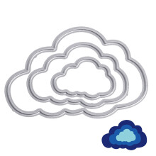 Wolken vorm koolstofstaal gesneden snijden sterven stencil DIY