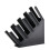 4 Stacks Portable disposable Paper Cup Lid Holder-Black 1