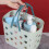 Shower Basket with Handle for Bathroom,Kitchen,College-Pink 4