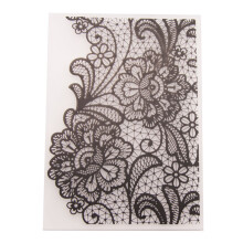 Flower Net Plastic Embossing Folder DIY Craft-Mixed Color