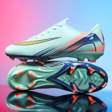 (Light Moon AG, 35) New Men Football Boots Outdoor Non-Slip Breathable Drop Shipping Soccer Shoes Unisex Ultralight Sports Shoes