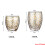 Glass Coffee Mug Creative Colorful Star Cup Double Wall-S 2