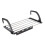 Multi-function Balcony Folding Shoes Towel Drying Rack-Black 1