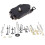 Silent Wall Quartz Pendulum Clock Movement Mechanism DIY 2