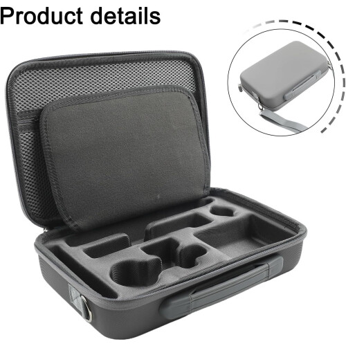 PU Material Protective Carrying Case, Travel Ready, Water Resistant, Shock Absorbent, Compact Size 1