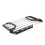 Multi-function Balcony Folding Shoes Towel Drying Rack-Black 7