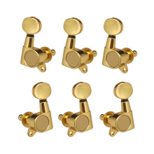 Sealed Machine Heads 3L3R for Electric or Acoustic Guitar in Chrome