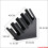 4 Stacks Portable disposable Paper Cup Lid Holder-Black 3