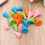 20pcs Cone Shape Knitting Needles Cap Tips Point Protectors 6