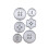 Cutting Dies Paper Embossing Tool Six Buttons Corner Holiday 1