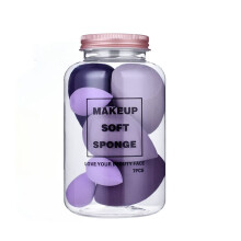 Problemfri makeupsvampesæt, foundation-blender, våd og tør brug, latexfrit materiale, ikke-allergifremkaldende, perfekt til kosmetik,
