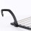 Multi-function Balcony Folding Shoes Towel Drying Rack-Black 4