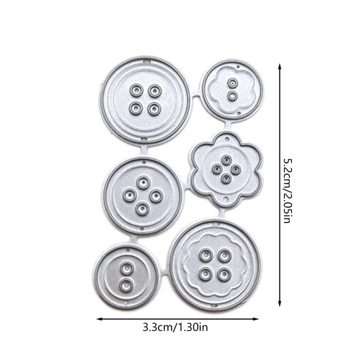 Cutting Dies Paper Embossing Tool Six Buttons Corner Holiday 1