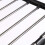 Multi-function Balcony Folding Shoes Towel Drying Rack-Black 3
