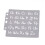 Alphabet Painting Stencil Scrapbooking Embossing-Light Grey 1