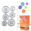 Cutting Dies Paper Embossing Tool Six Buttons Corner Holiday 4