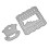 3D Baby Cot Metal Cutting Dies Stencil DIY-Silver M 3
