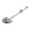 Heart Shape Stainless Steel Loose Leaf Tea Infuser Spoon-Silver 4