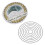Circle Frame Metal Cutting Dies Stencil DIY-Silver M 6